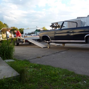 Restaurierung von Mercedes Benz Heckflossen (W108 - W111)